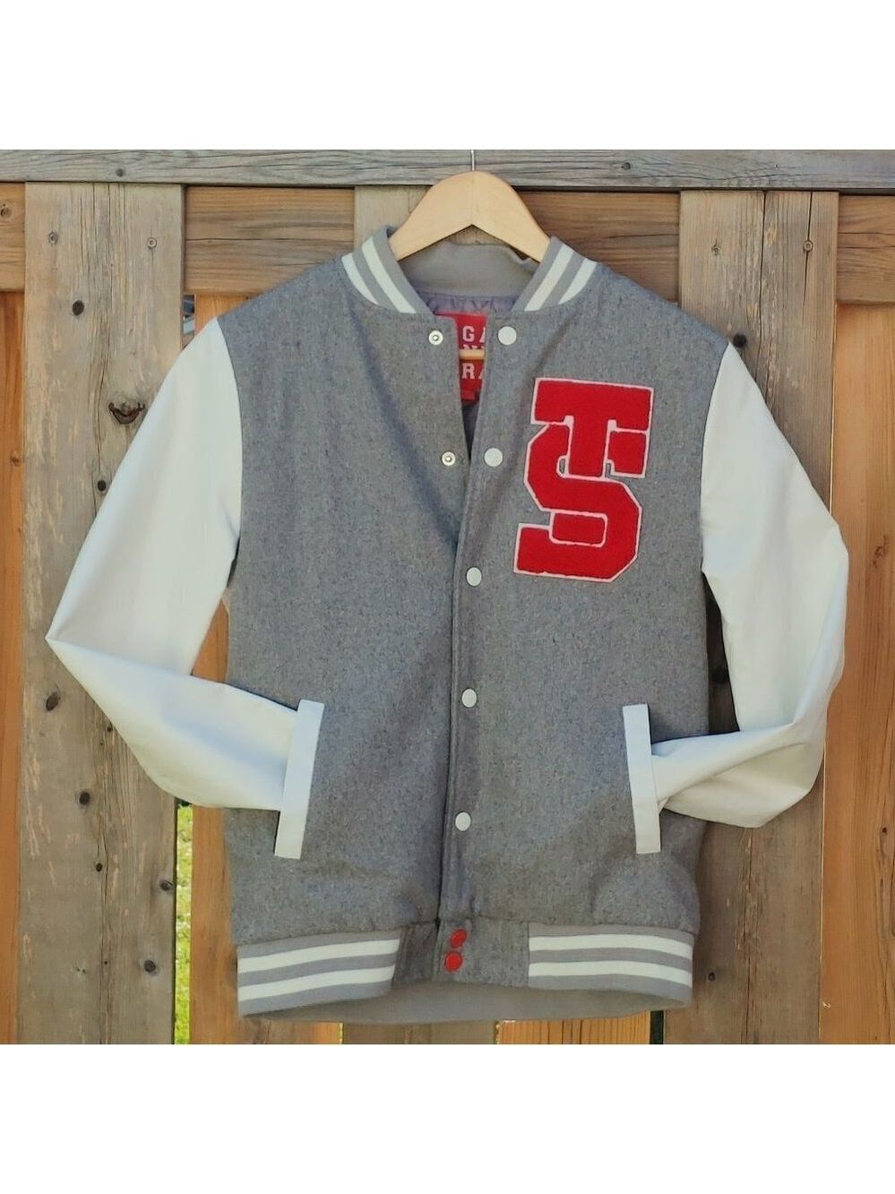 RARE Tegan and Sara Concert Tour Jacket Women's Medium BOMBER JACKET Wool Blend